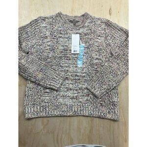 Berkley Jensen Speckled Confetti Sweater XL Crew Neck Women’s XL New!